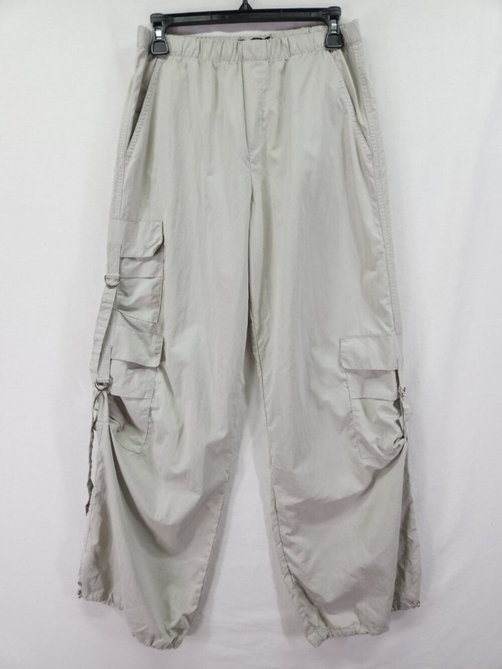 Zara Womens Size Small 28x30 Parachute Cargo Pants Toggle Cuffed Y2K Gorpcore